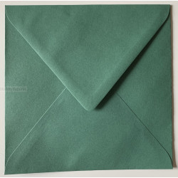 Kuverter 14x14 cm - Mørke Grøn