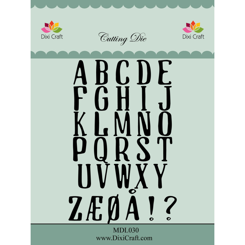 Dixi Craft - Alphabet - MDL030