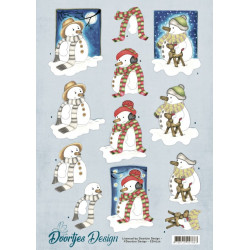 Doortjes Design - Snowmen -...