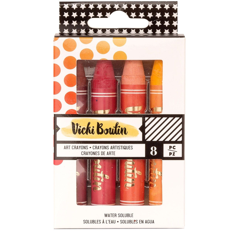 American Crafts - Vicki Boutin - Oil Art Crayons - Warm