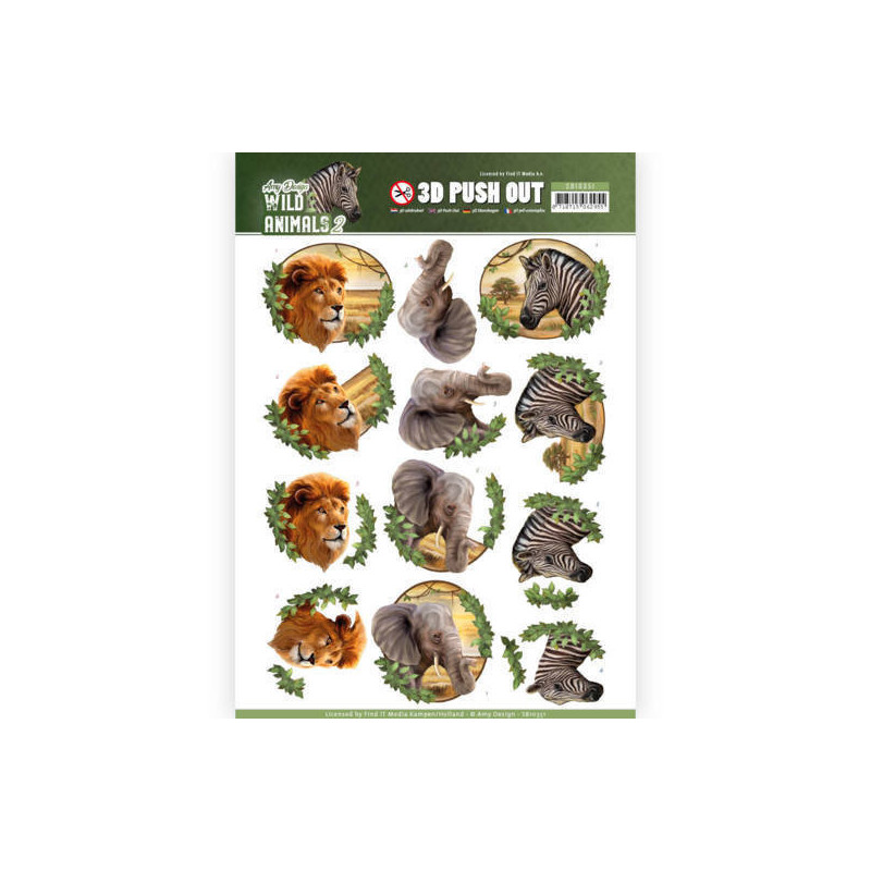 Pushout - Amy Design - Wild Animals 2 - Africa - SB10351