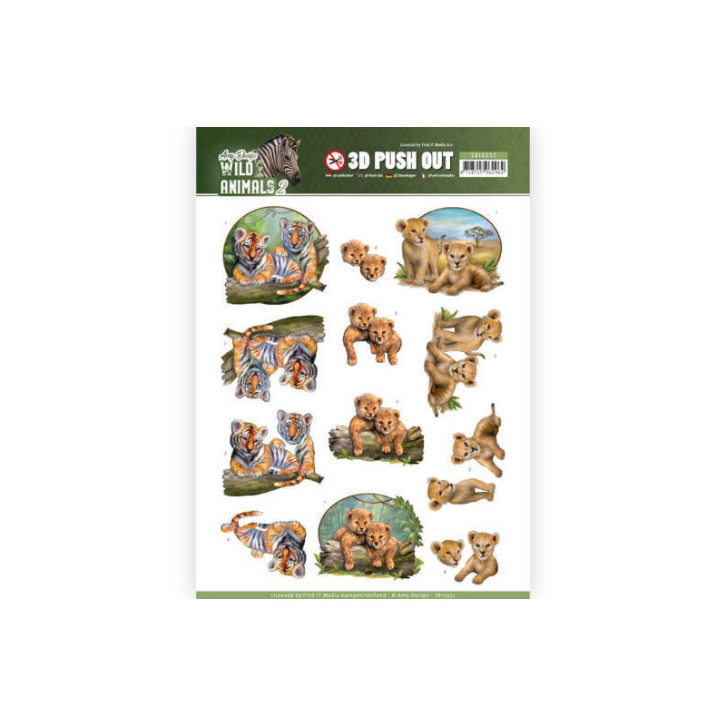 Pushout - Amy Design - Wild Animals 2 - Twins - SB10352
