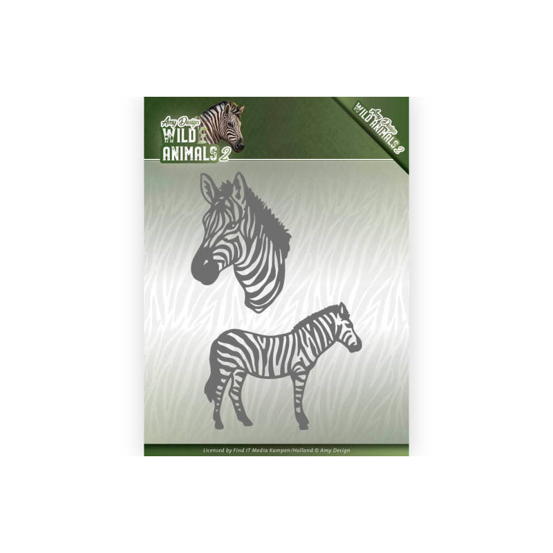 Amy Design - Wild Animals 2 - Zebra - ADD10178