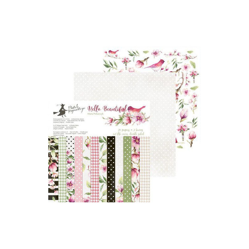 Piatek - Papirblok 15x15 - Hello Beautiful