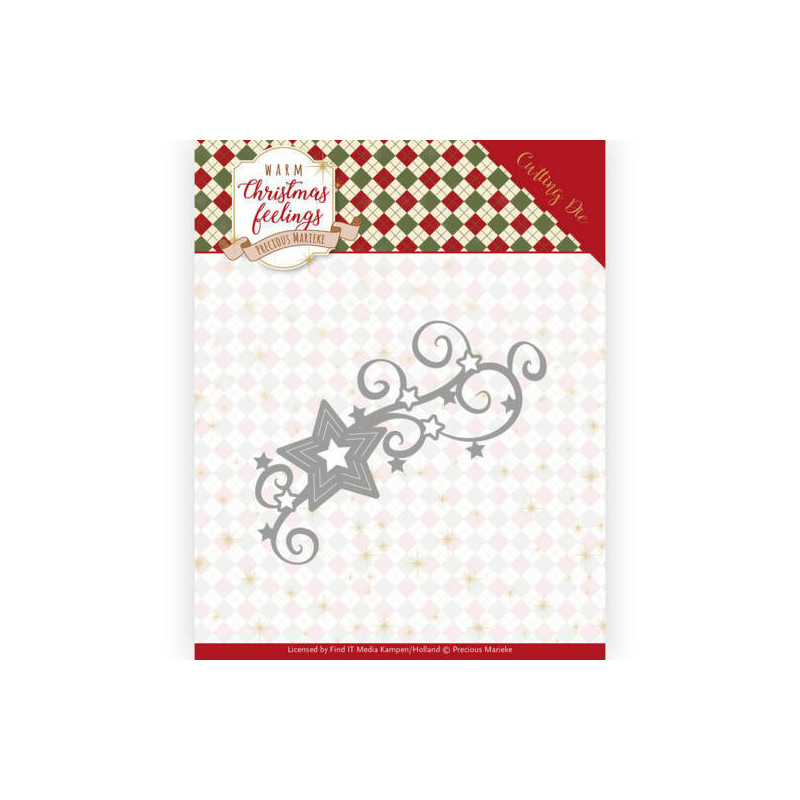 Precious Marieke - Warm Christmas Feelings - Christmas Swirls - PM10162