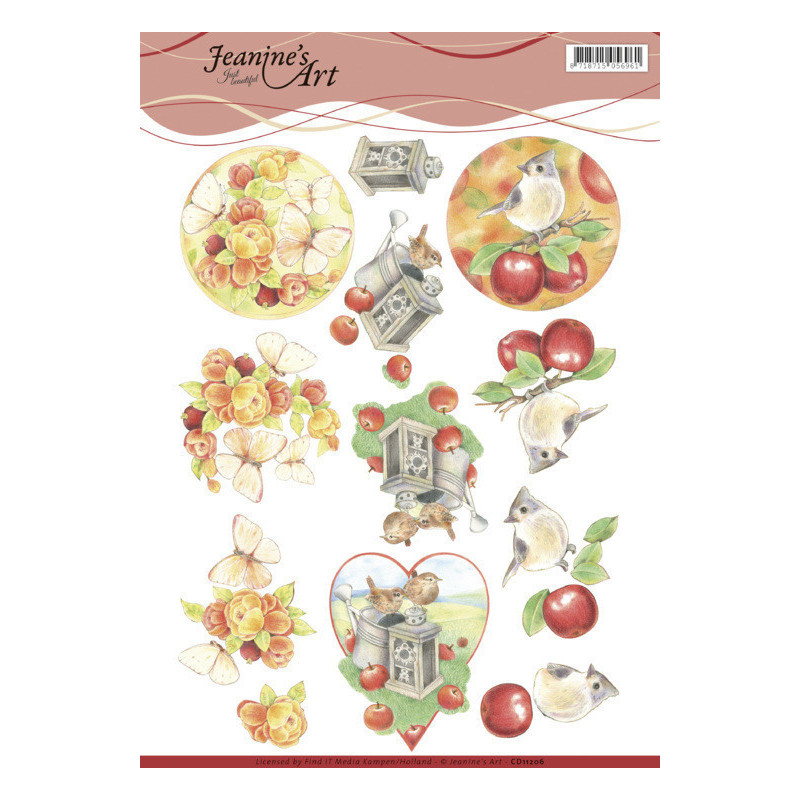 Jeanine's Art - Birds And Butterflies - CD11206 Jeanine's Art - Birds And Butterflies - CD11206