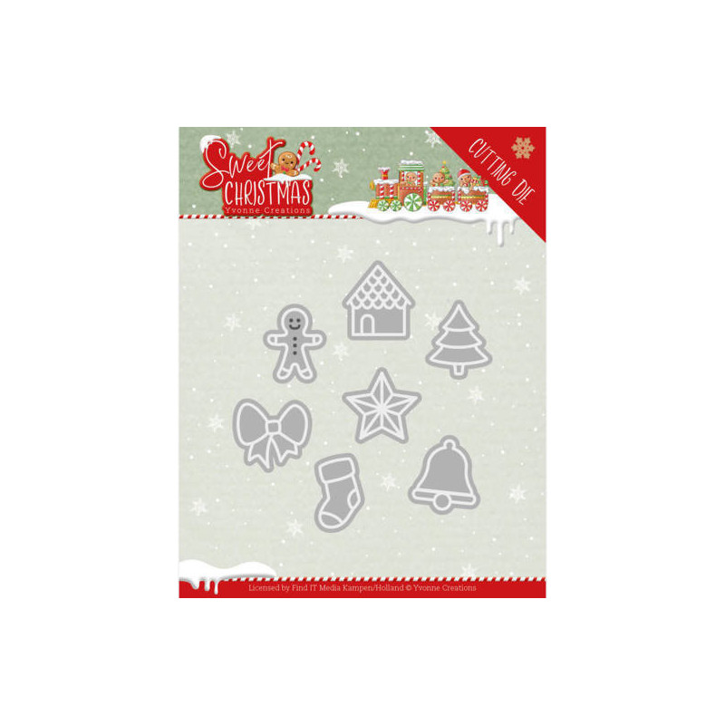 Yvonne Creations - Sweet Christmas - Sweet Christmas Cookies - YCD10182