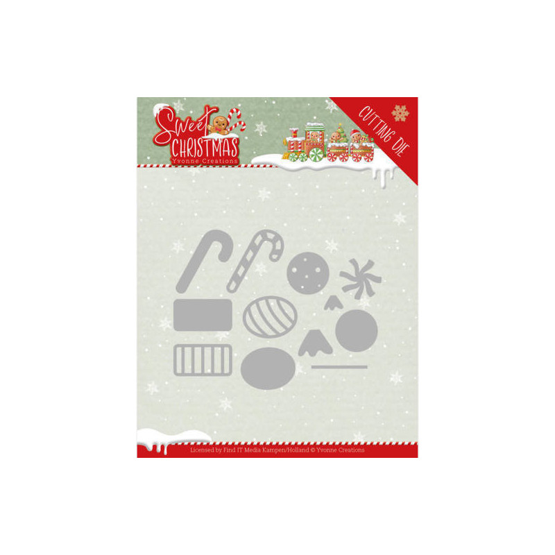 Yvonne Creations - Sweet Christmas - Sweet Christmas Candy - YCD10183