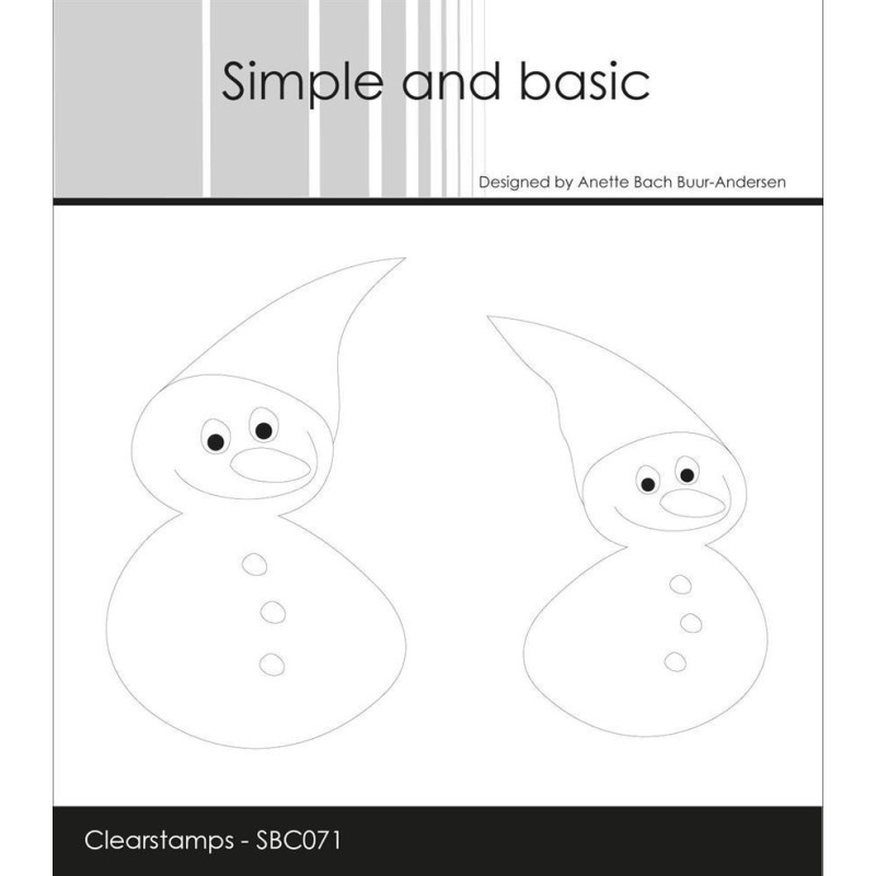 Simple And Basic - Stempel - Snowmen - SBC071