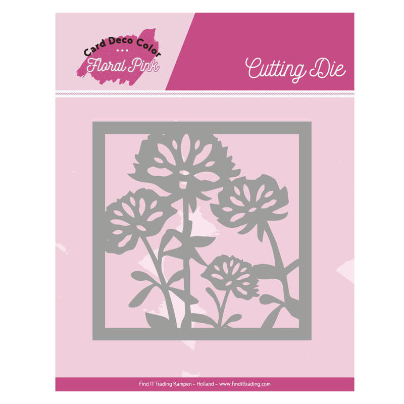 Yvonne Creations - Floral Pink - Square - CDCCD10005