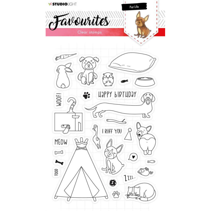 Studio Light - Stempel - Favourites - Pet Life - STAMPSL423