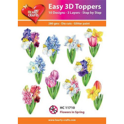 Easy 3D Toppers - Flowers...