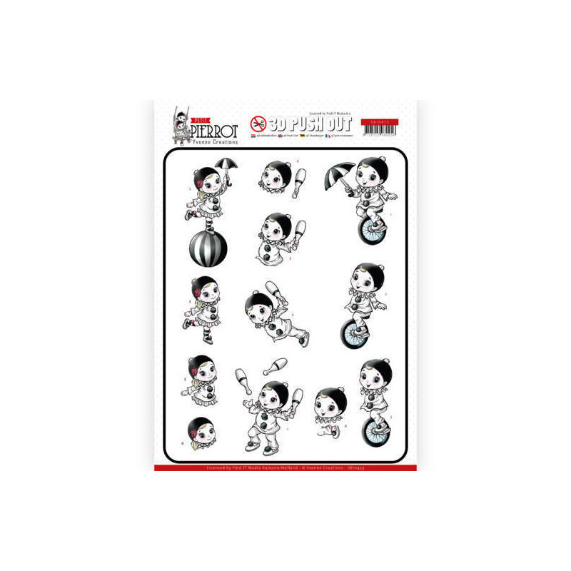 Pushout - Yvonne Creations - Petit Pierrot - At The Circus - SB10433