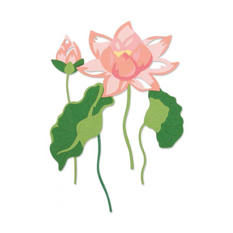 Sizzix - Thinlits Die - Layered Water Flower - 663867