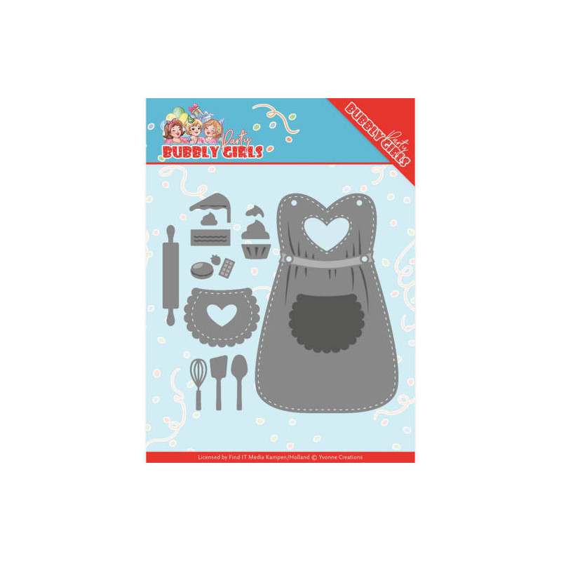 Yvonne Creations - Bubbly Girls Party - Apron - YCD10201