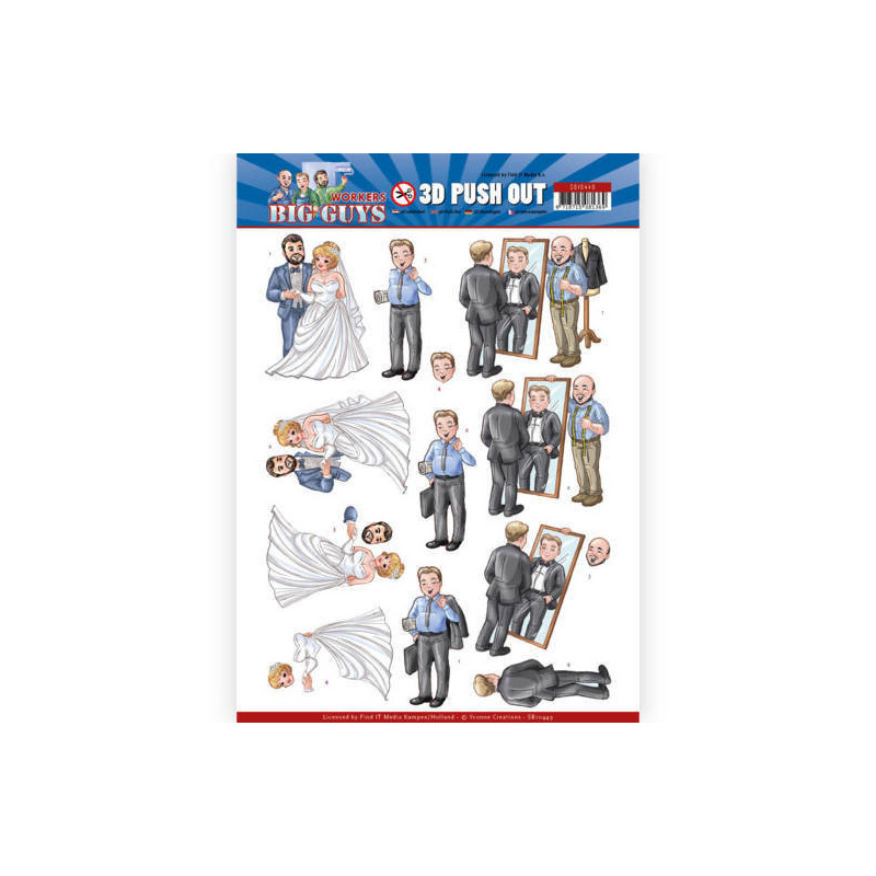 Pushout - Yvonne Creations - Big Guys - Workers - Well Dressed - SB10449