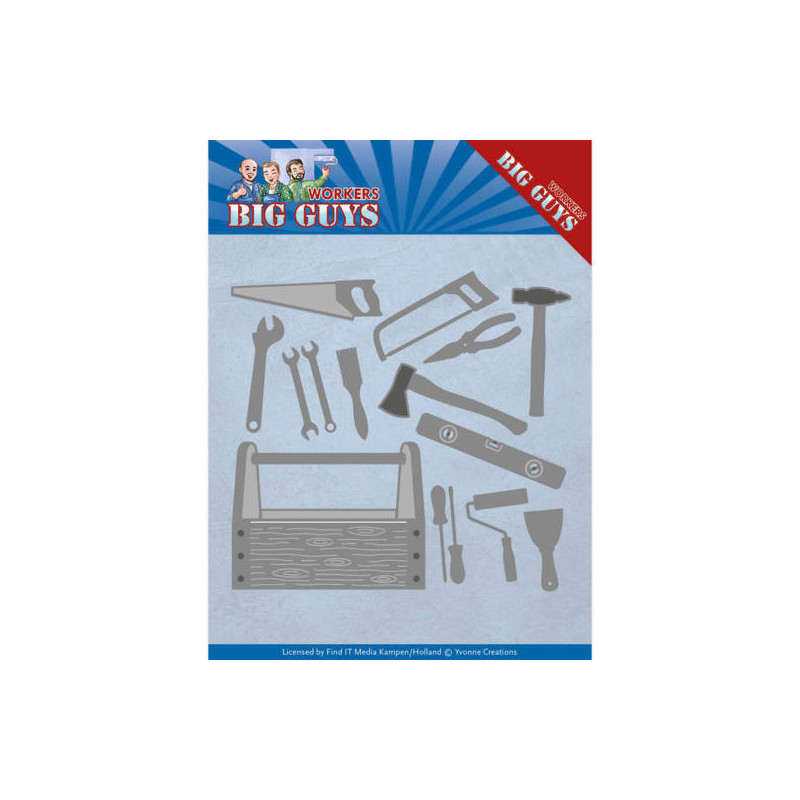 Yvonne Creations - Big Guys Workers - Handyman Tools - YCD10203