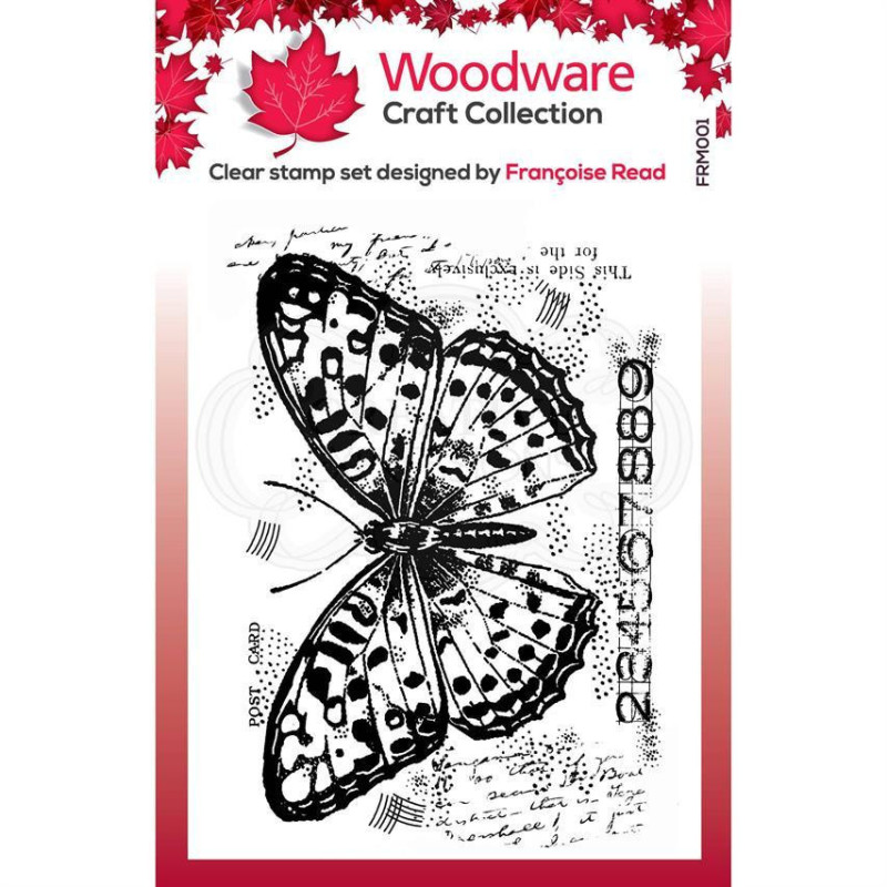Woodware - Clear Stamp - Butterfly - FRM001