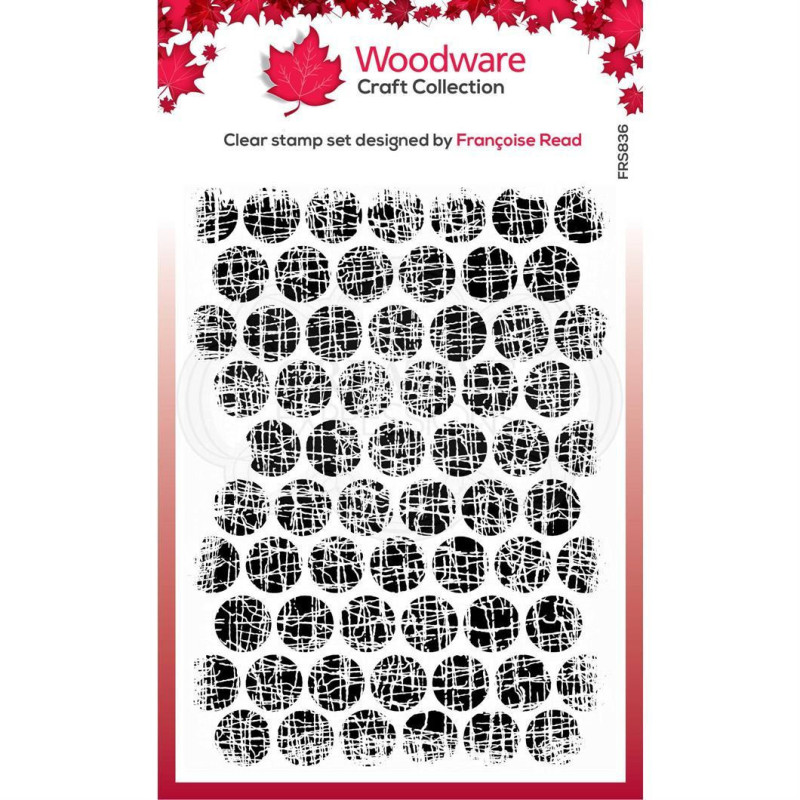 Woodware - Clear Stamp - Textured Bubbles - FRS836 Woodware - Clear Stamp - Textured Bubbles - FRS836