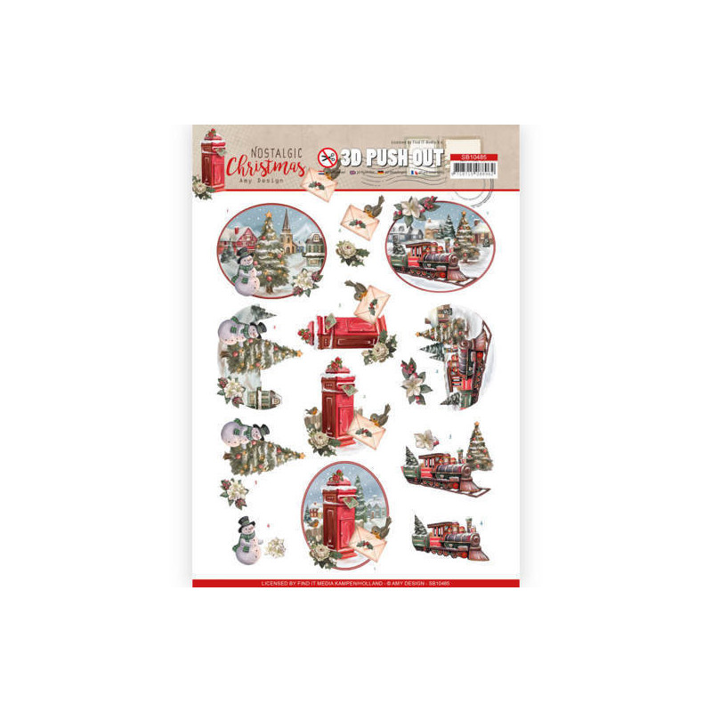Pushout - Amy Design - Nostalgic Christmas - Christmas Train - SB10485