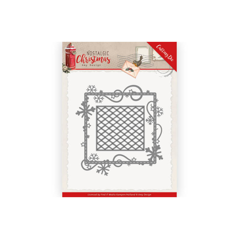 Amy Design - Nostalgic Christmas - Snowflake Frame - ADD10221