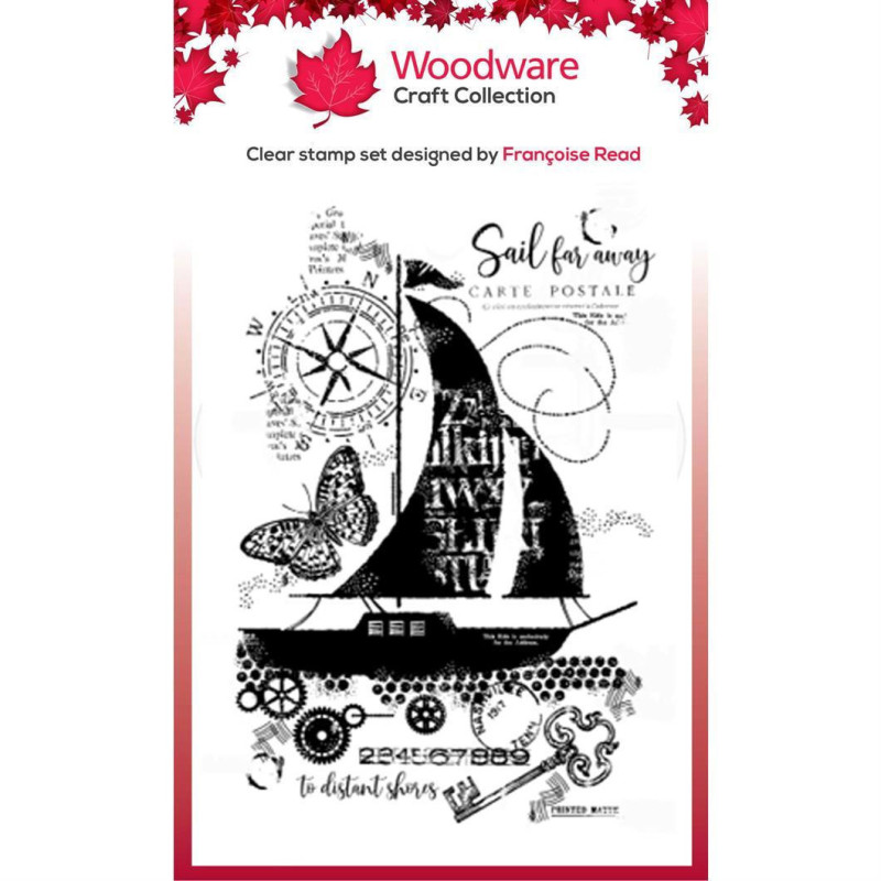 Woodware - Clear Stamp - Sail Away - FRS837 Woodware - Clear Stamp - Sail Away - FRS837
