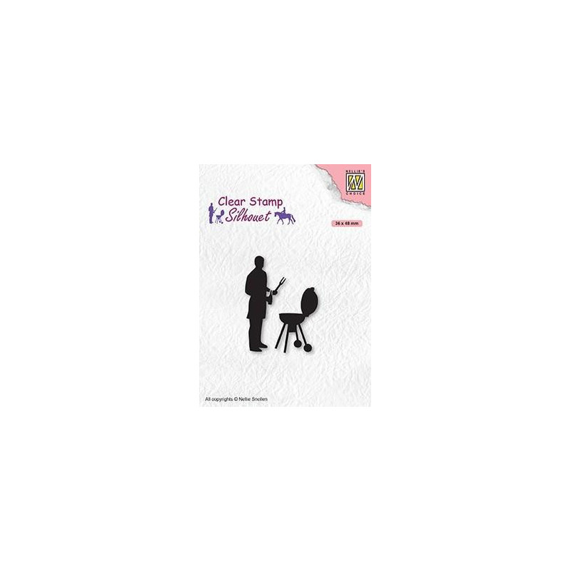 Nellie Snellen - Clear Stamps - Silhouet - Barbeque - SIL071