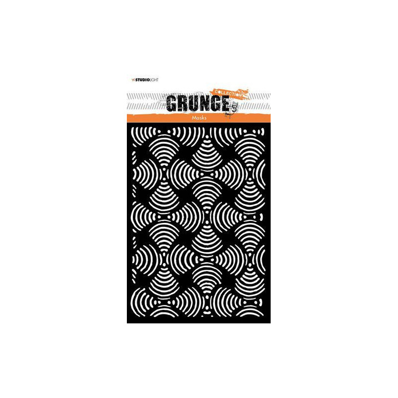 Studio Light - Mask Stencil A5 - Grunge Collection - MASKSL53