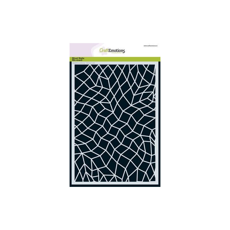 CraftEmotions - Mask Stencil A5 - Mozaik