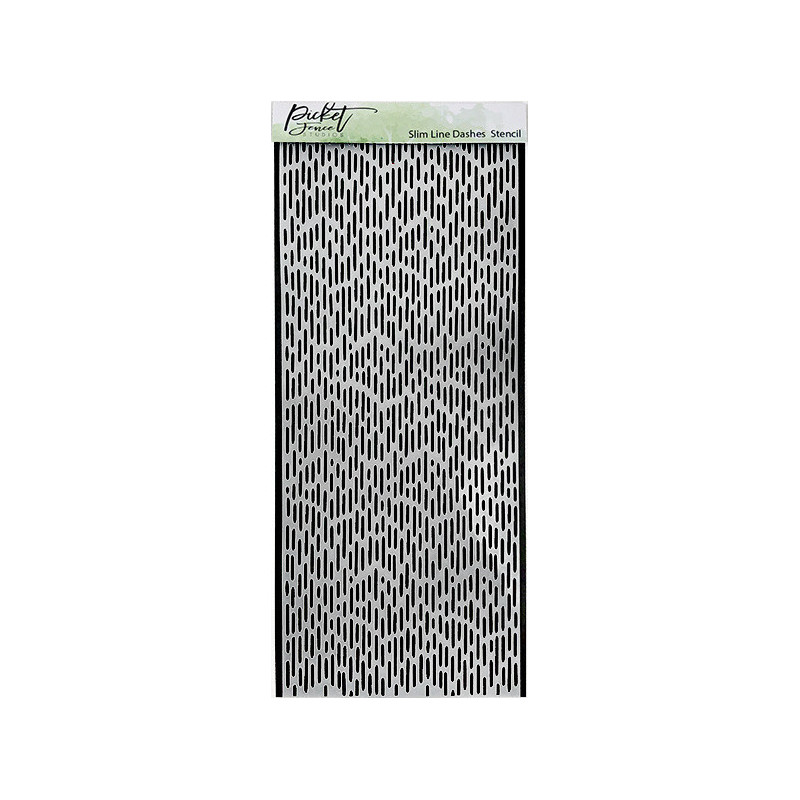 Picket Fence Studios - Stencil Slimline - Dashes