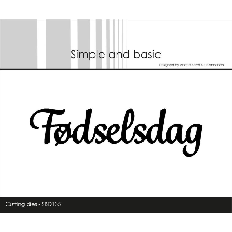 Simple And Basic - Fødselsdag - SBD135