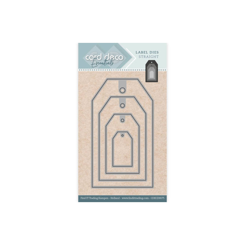 Card Deco Essentials - Labels Straight - CDECD0075