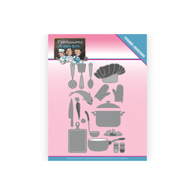 Yvonne Creations - Bubbly Girls Professions - Kitchen Staff - YCD10236