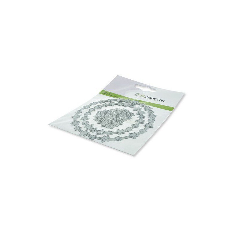 CraftEmotions - Wreath Stars - 115633/0442