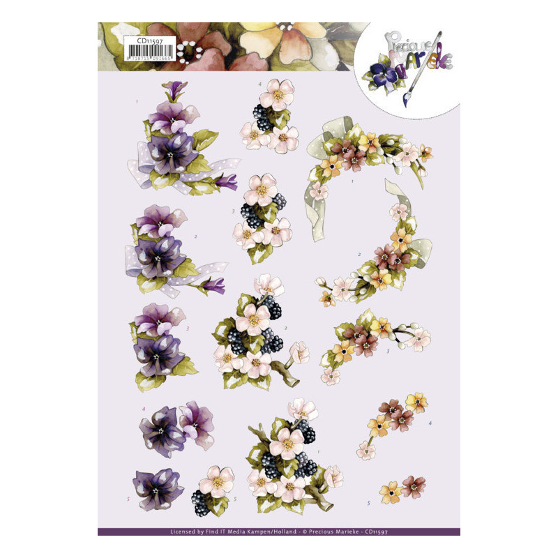 Precious Marieke - Flowers With Bow - CD11597