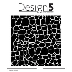 Design5 - Stencil - Stone Wall