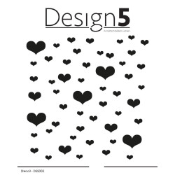 Design5 - Stencil - Hearts