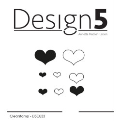 Design5 - Stempel - Hearts...