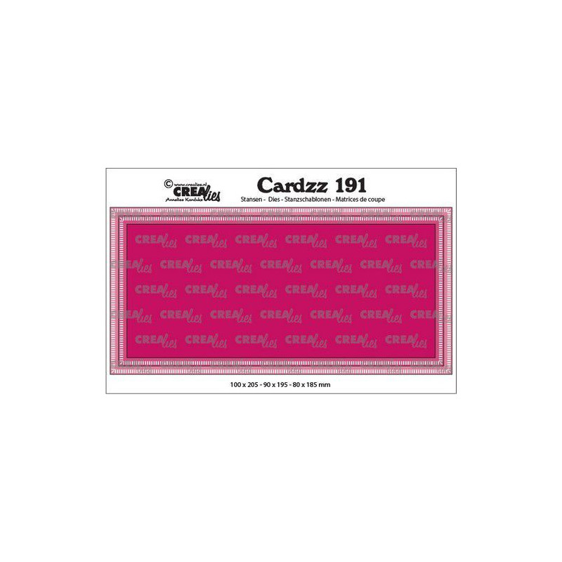 CREAlies - Cardzz - Slimline K - CLCZ191