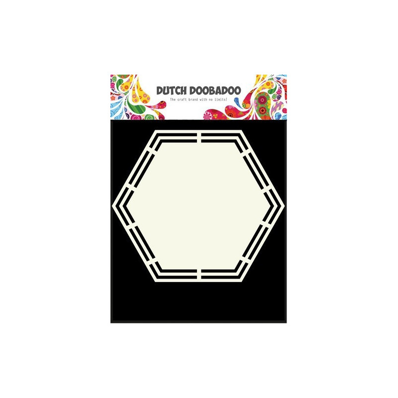 Dutch Doobadoo - Shape Art - Hexagon A5