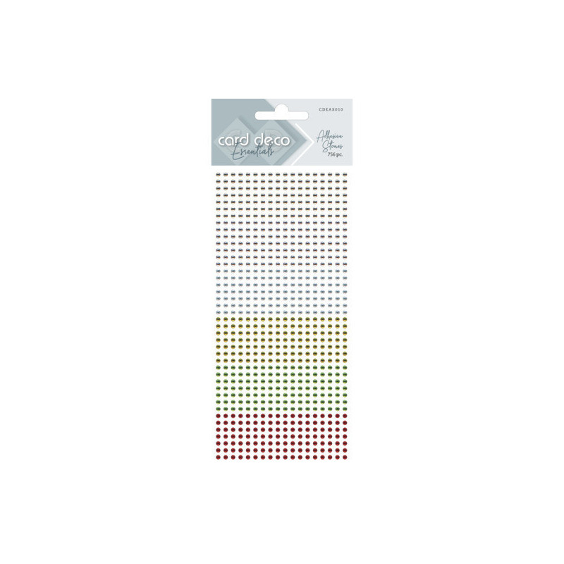 Card Deco Essentials - Adhesive Stones - Christmas