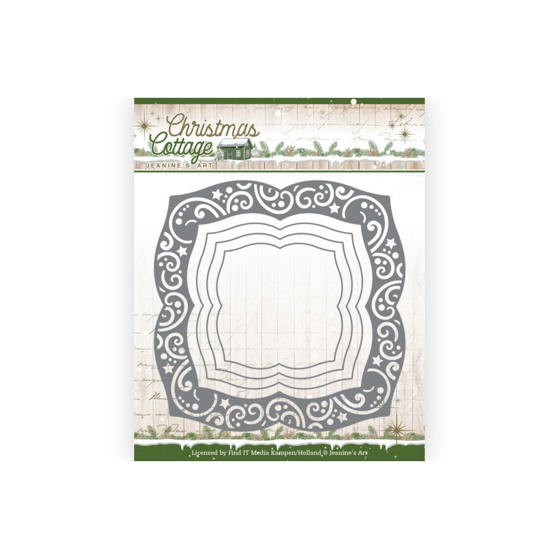 Jeanine's Art - Christmas Cottage - Nesting Christmas Swirls - JAD10135