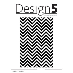 Design5 - Stencil - Zig Zag