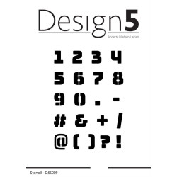 Design5 - Stencil - Numbers