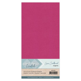 Card Deco Essentials - Linen Cardstock 4K - Magenta (NY)