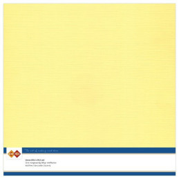 Card Deco Essentials - Linen Cardstock SC - Yellow