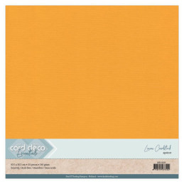 Card Deco Essentials - Linen Cardstock SC - Apricot