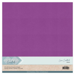 Card Deco Essentials - Linen Cardstock SC - Mauve