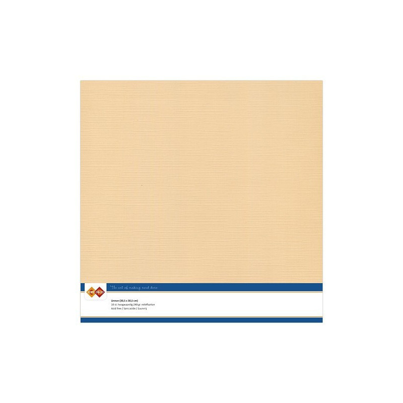 Card Deco Essentials - Linen Cardstock SC - Sand