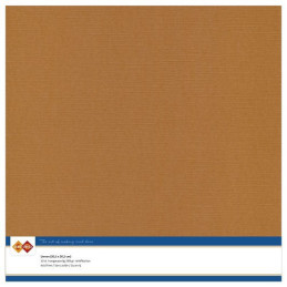Card Deco Essentials - Linen Cardstock SC - Coffee